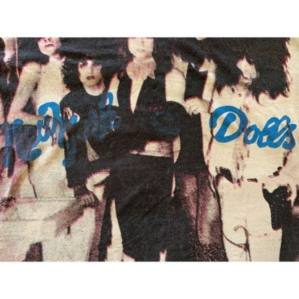 VINTAGE 1980s MOSQUITOHEAD NEW YORK DOLLS T-SHIRT Johnny Thunders David Johansen - Picture 5 of 10
